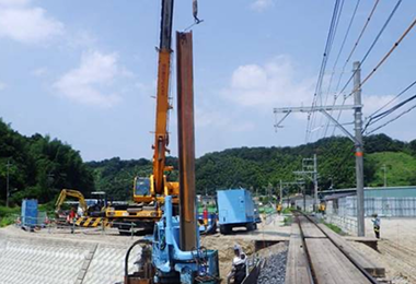 矢板・杭・H鋼打抜工事一式
